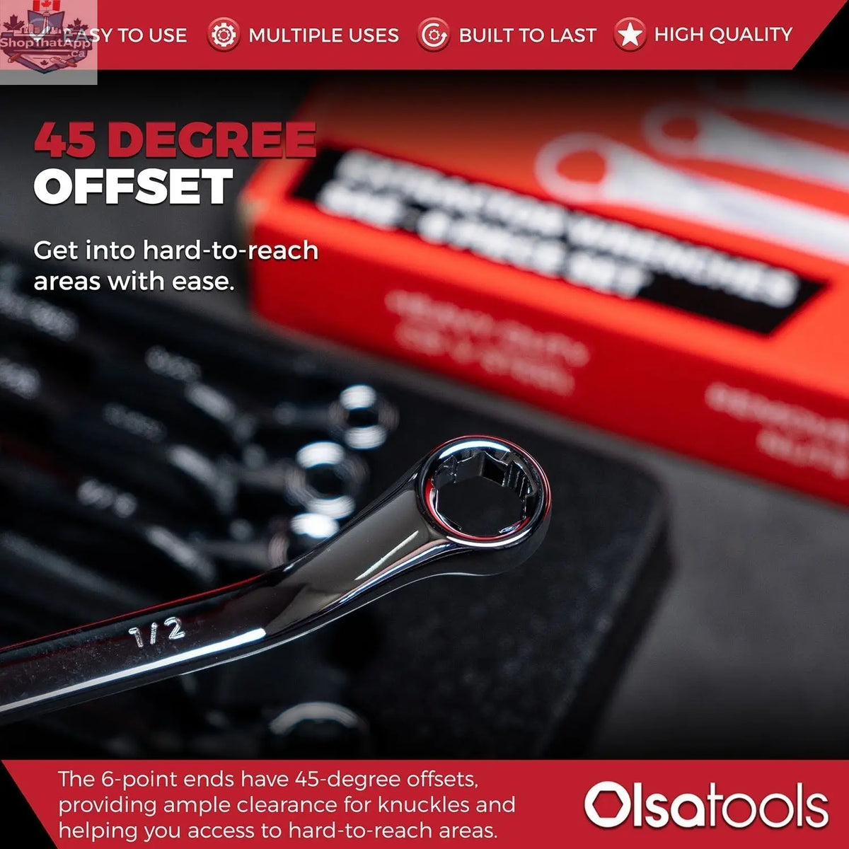 Bolt Extractor Wrench Sets with FlexPro LED Flashlight - Shopthatapp.ca