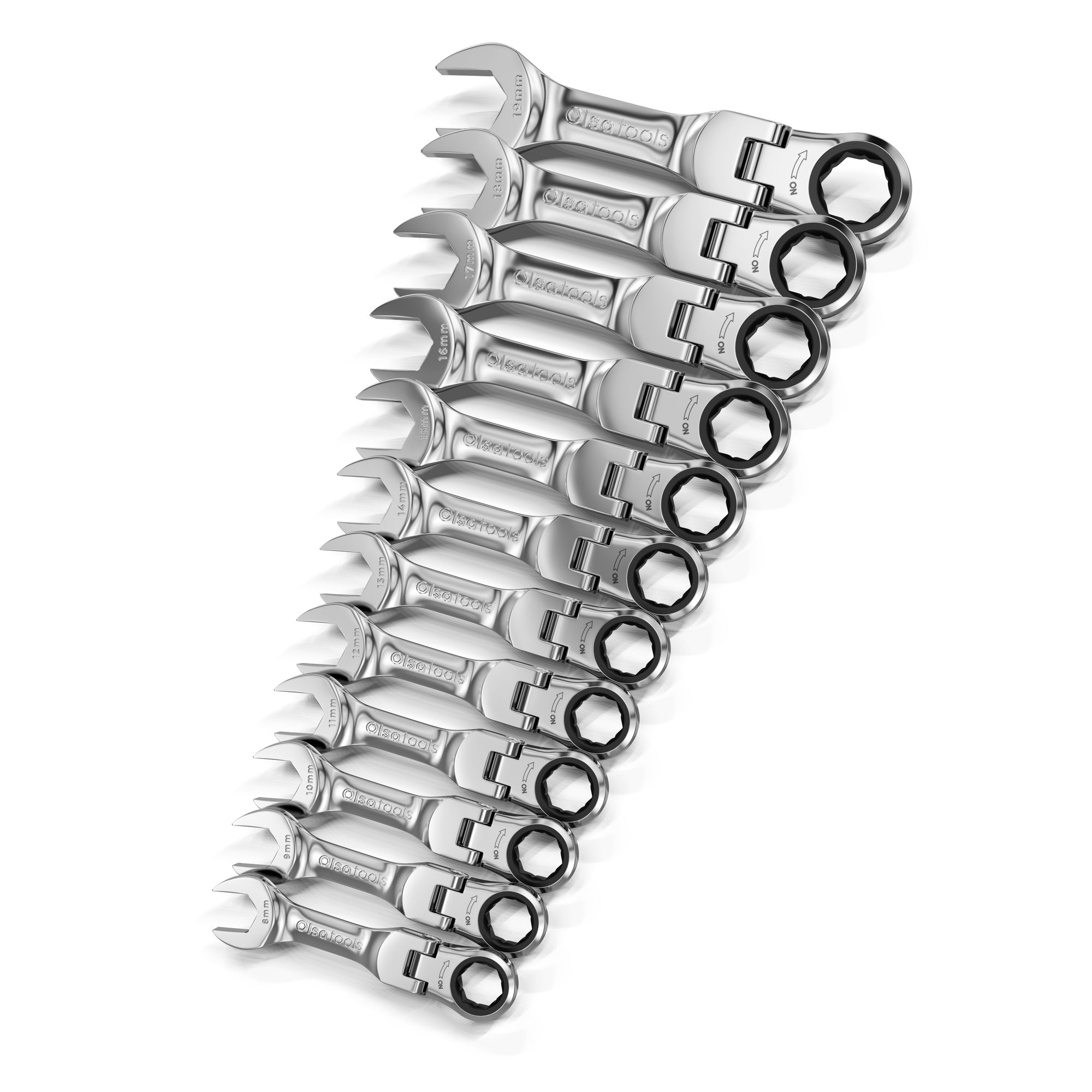 120 Tooth Ratcheting Wrench Set - Stubby Design for Maximum Torque and Accessibility - Shopthatapp.ca