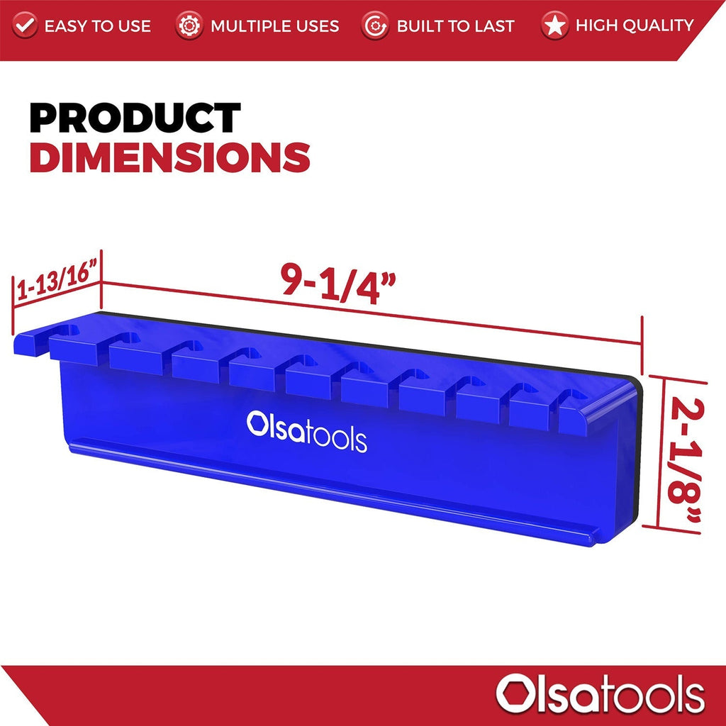 Magnetic Tool Organizer - Durable Magnetic Wrench Holder for Efficient Workspace Management