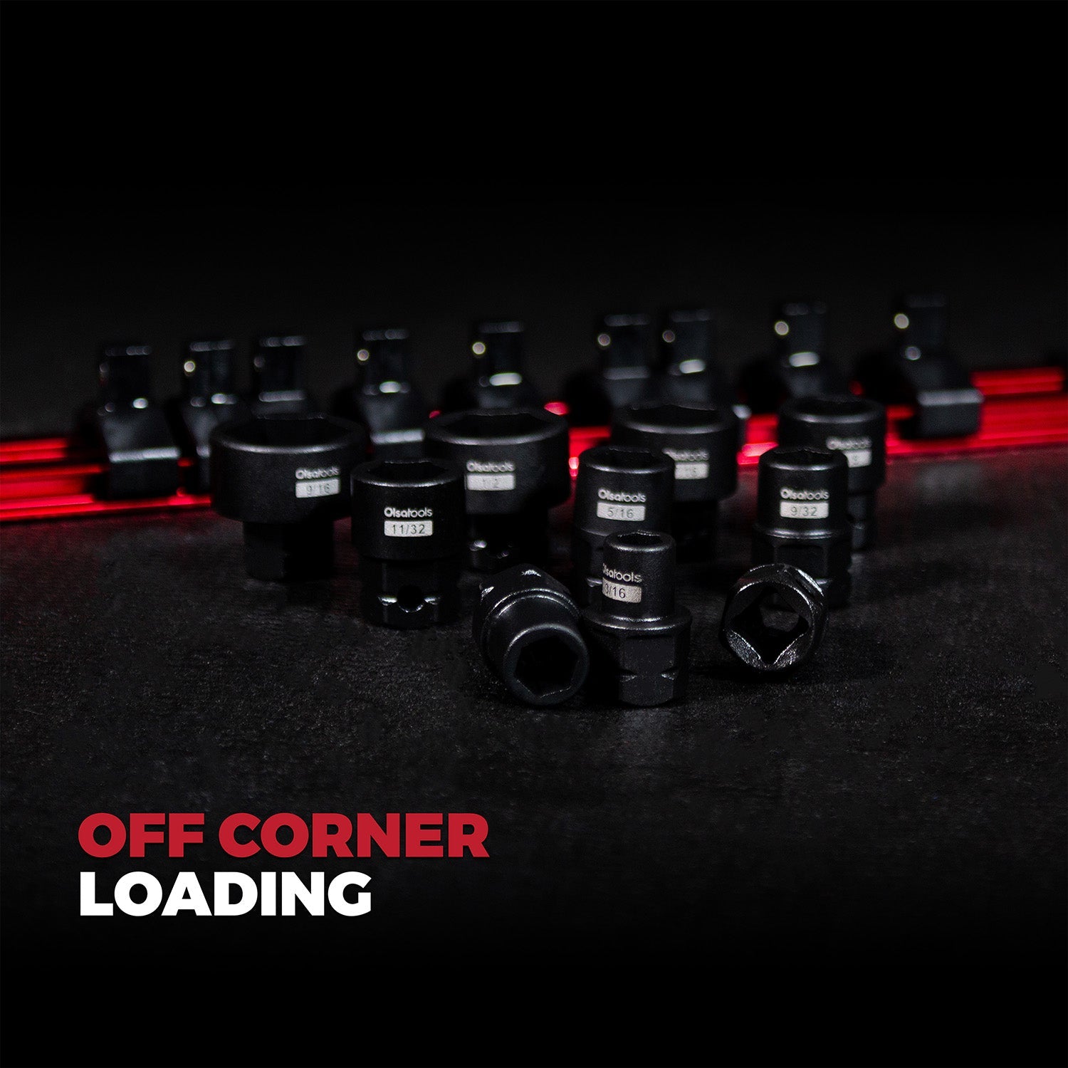 Stubby Impact Socket Sets with Magnetic Socket Inserts