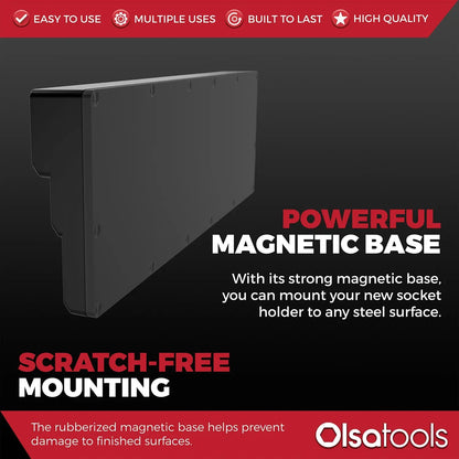 3-Row Magnetic Socket Holder - Shopthatapp.ca
