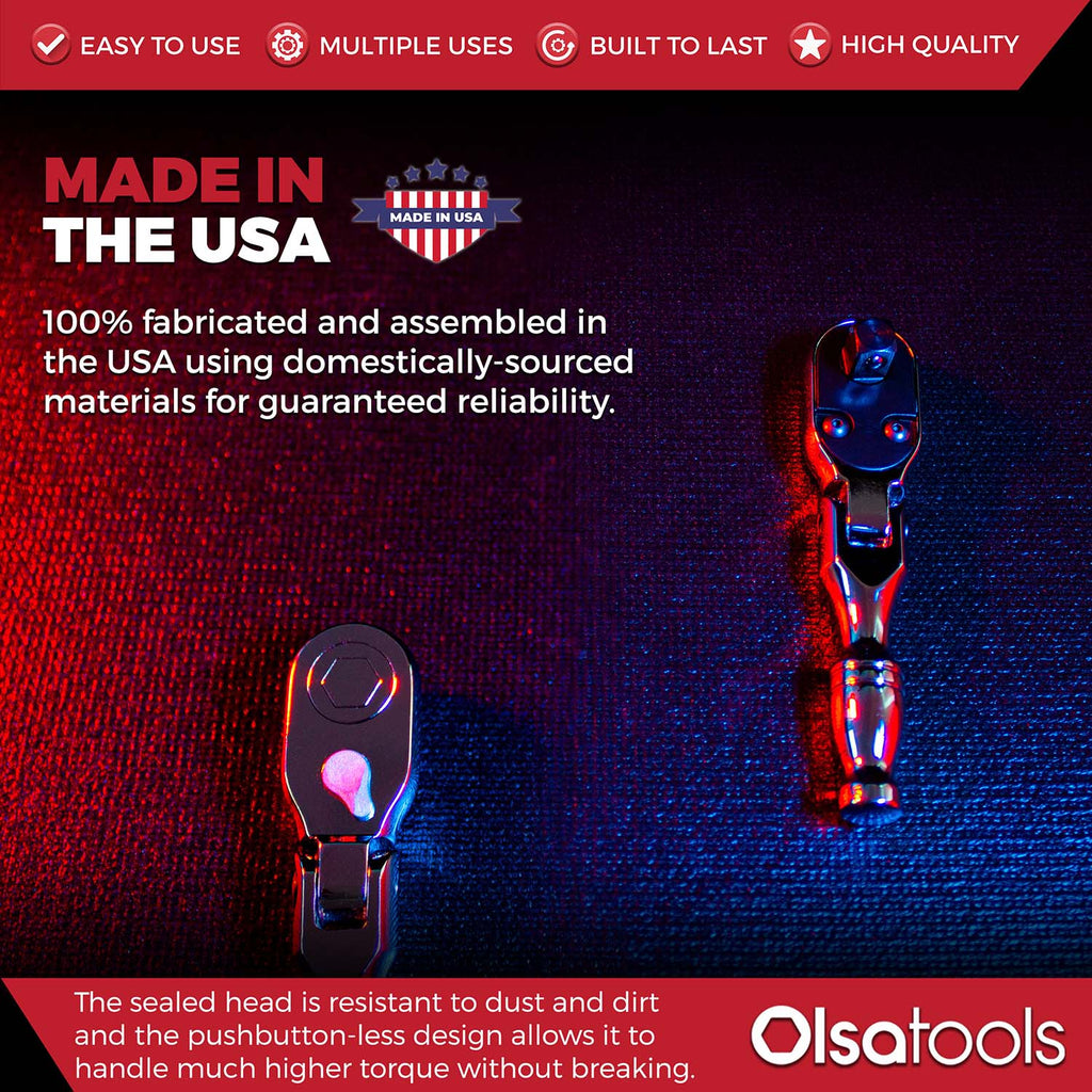 Flex Head Ratchet 90 Tooth for Enhanced Torque and Precision