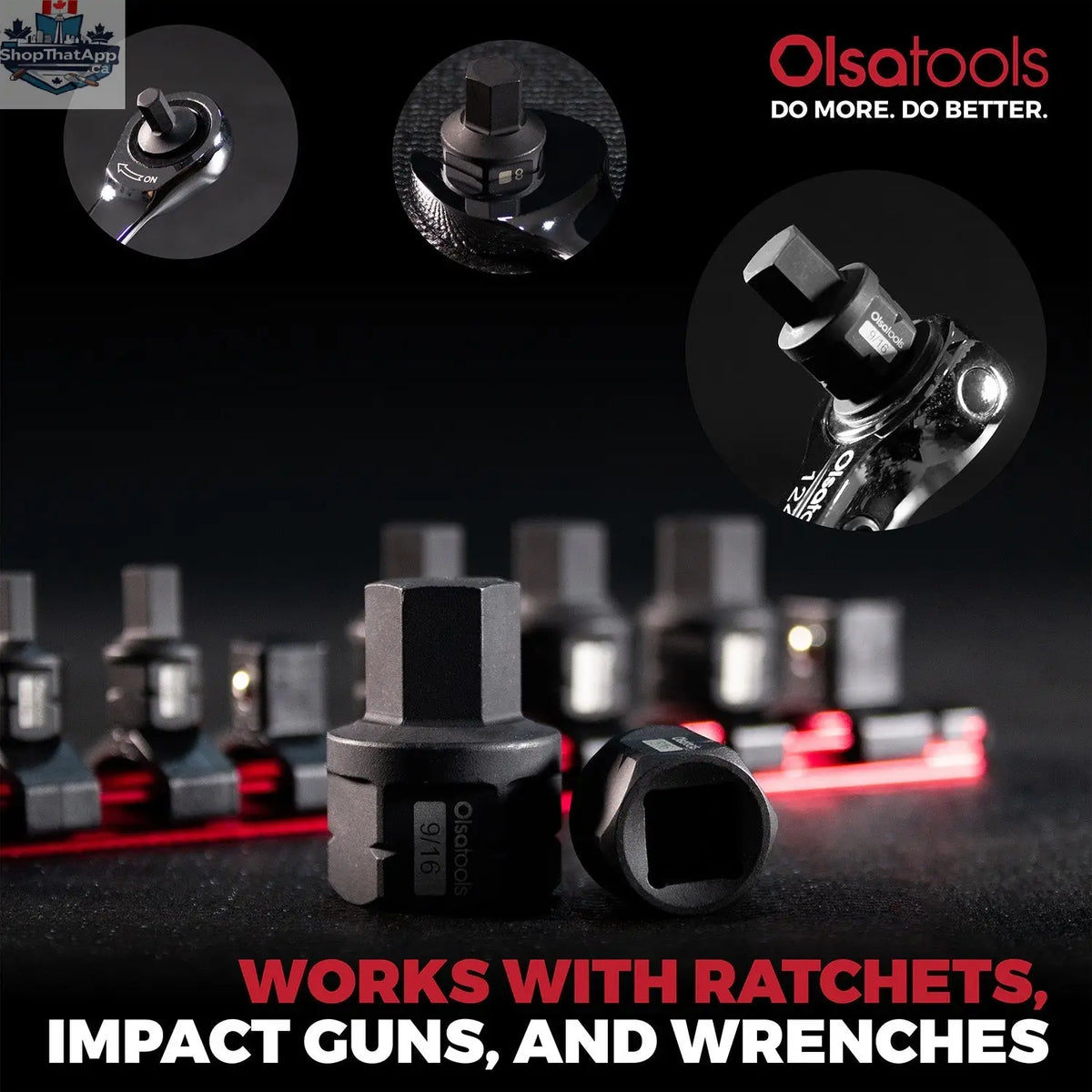 Stubby Impact Bit Set - Choose Torx or Hex Options (Sold Separately) - Shopthatapp.ca