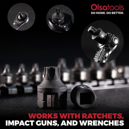 Stubby Impact Bit Set - Choose Torx or Hex Options (Sold Separately) - Shopthatapp.ca