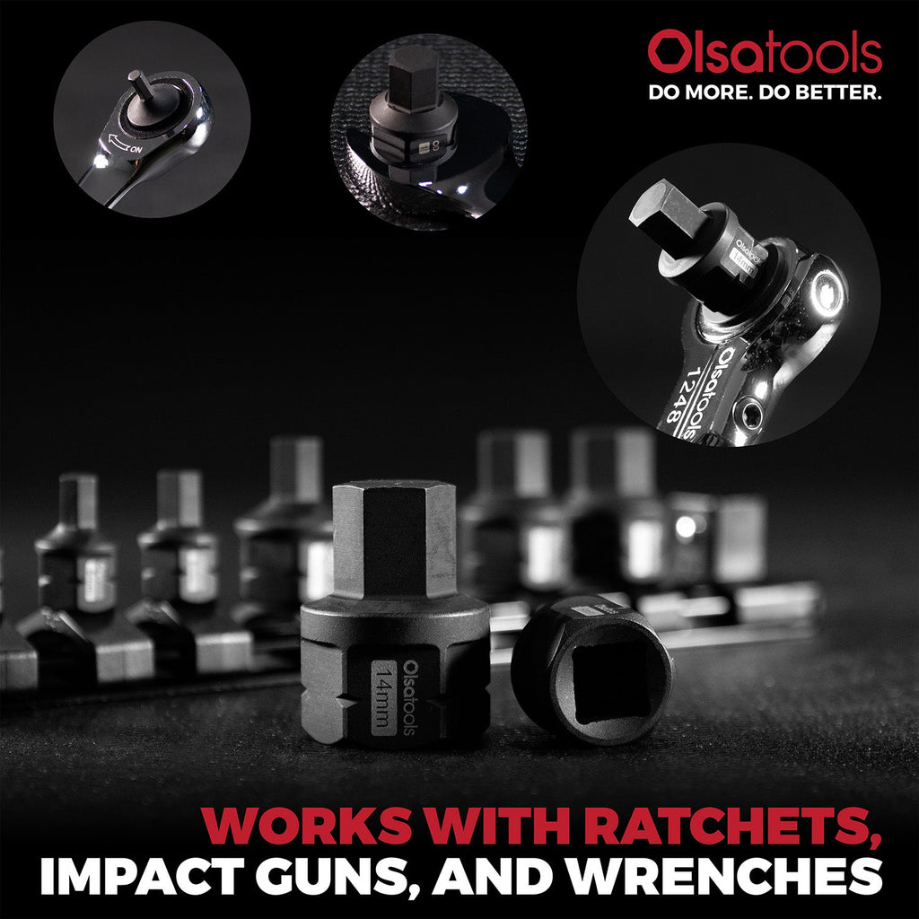 Stubby Impact Bit Set - Torx or Hex (Sold Separately)