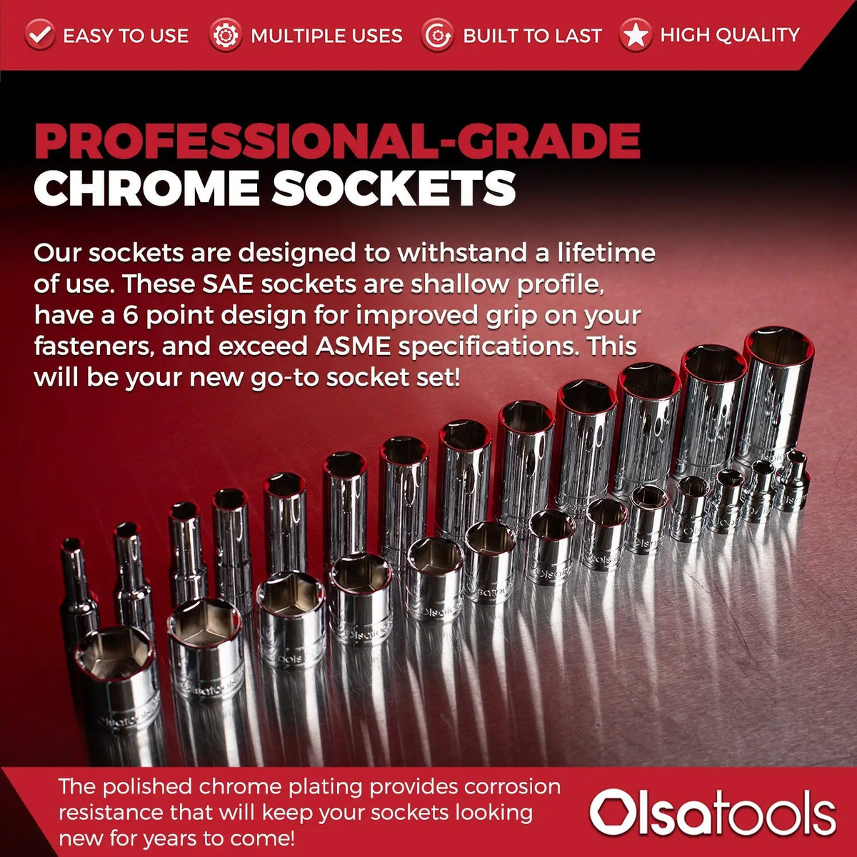 Chrome Socket Sets - Shopthatapp.ca