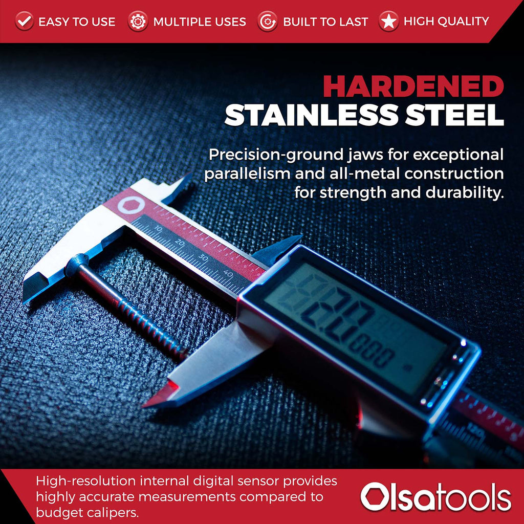 6 Inch Digital Calipers for Accurate Measurements and Precision Tools