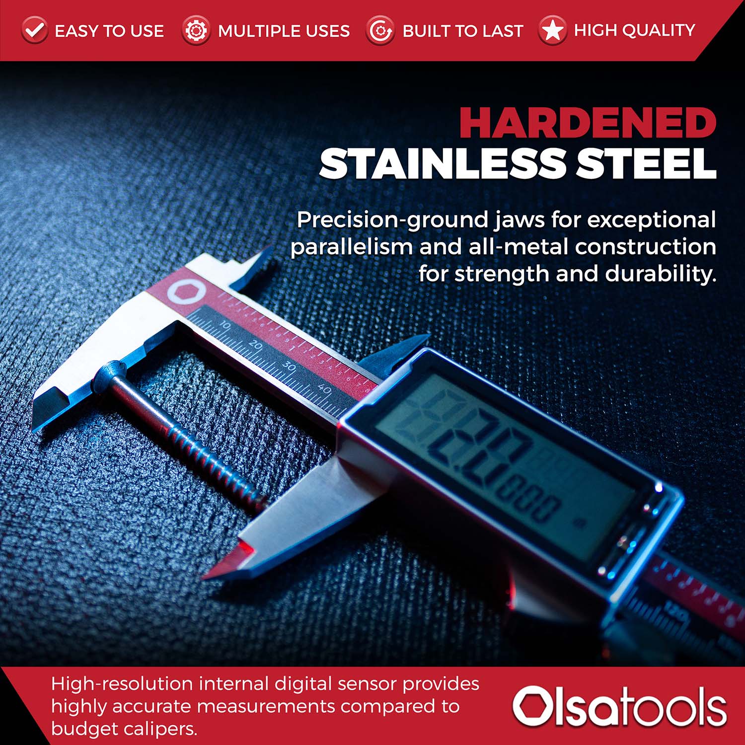 6 Inch Digital Calipers for Accurate Measurements and Precision Tools
