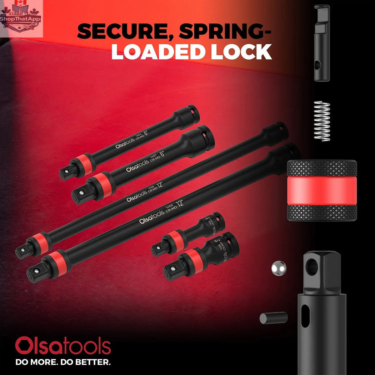 Locking Impact Socket Extension - Shopthatapp.ca