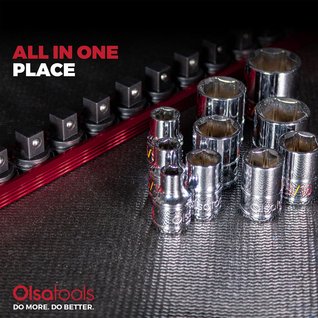 Magnetic Socket Rails for Secure Tool Organization in Aluminum