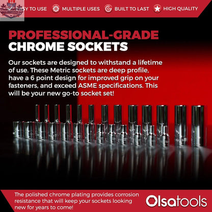 Chrome Socket Sets - Shopthatapp.ca
