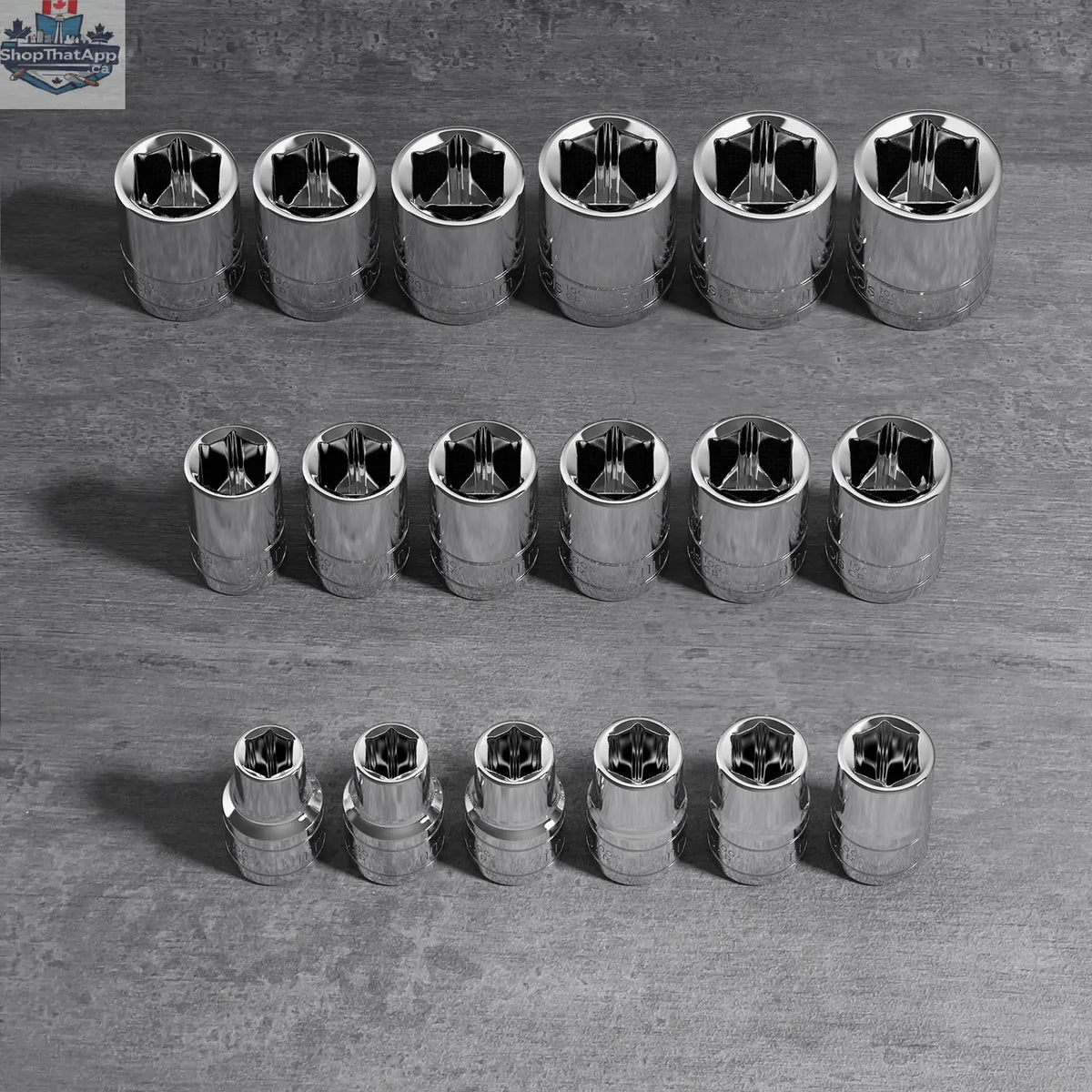 Chrome Socket Sets - Shopthatapp.ca