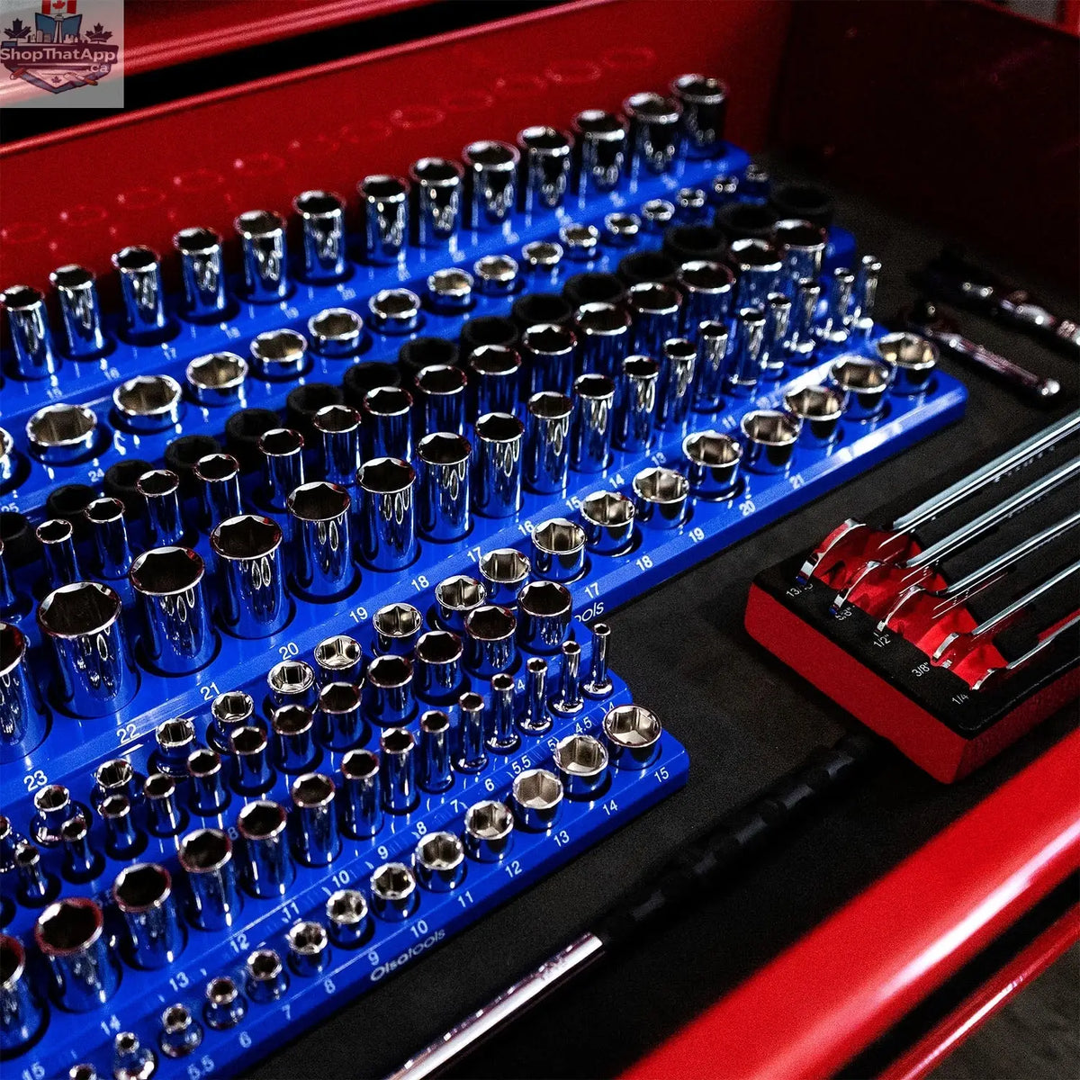 3-Row Magnetic Socket Holder - Shopthatapp.ca