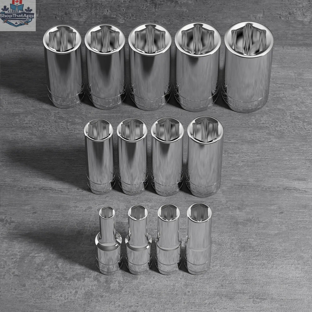 Chrome Socket Sets - Shopthatapp.ca