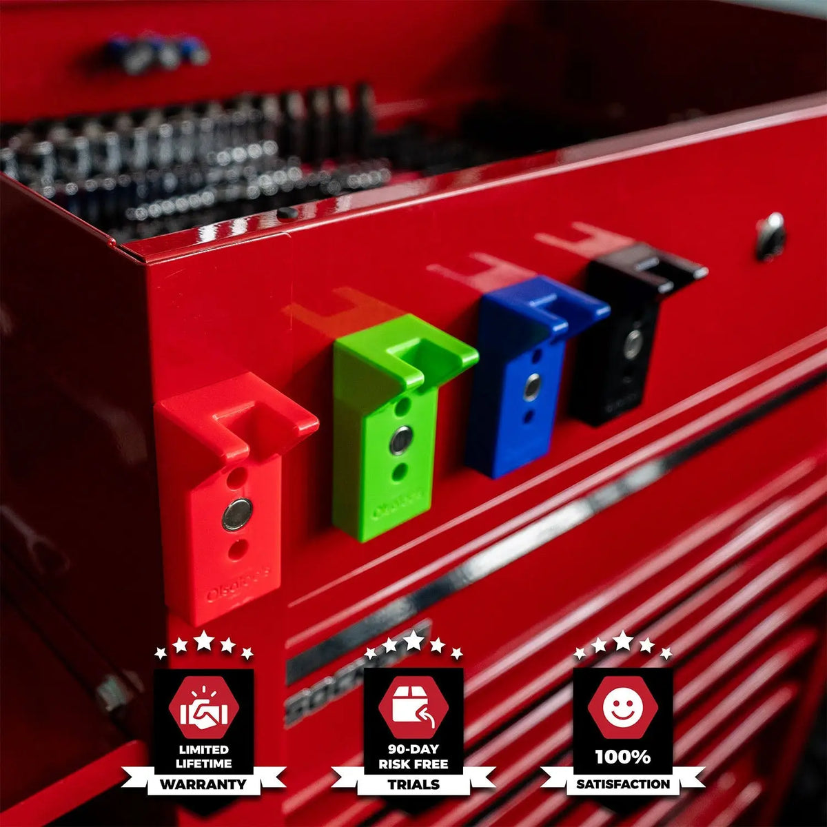 Magnetic Prybar Holders with Stubby Impact Socket Clips - Shopthatapp.ca