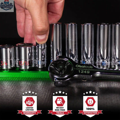 Magnetic Socket Rails for Secure Tool Organization in Aluminum - Shopthatapp.ca