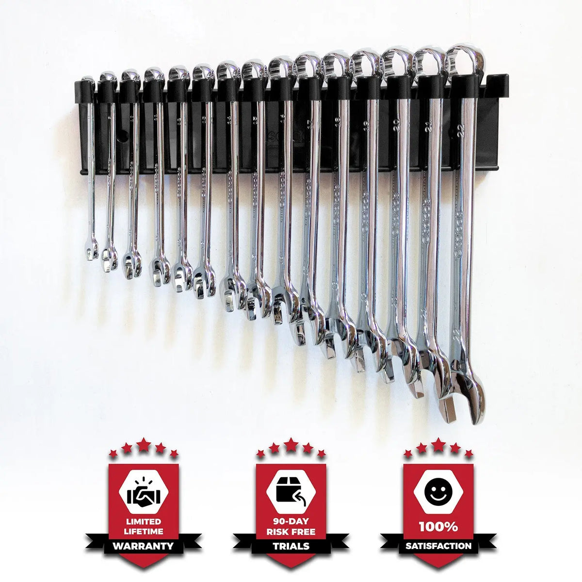 Magnetic Wrench Holders (Holds 15 Wrenches) - Shopthatapp.ca