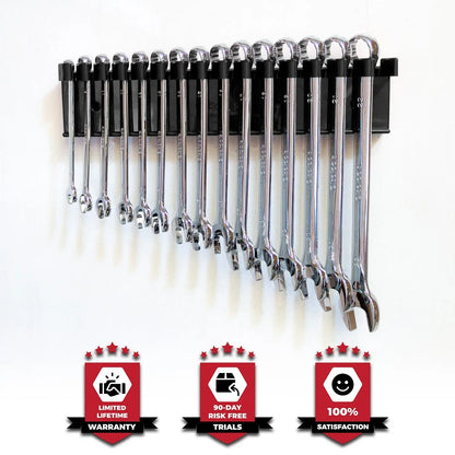 Magnetic Wrench Holders (Holds 15 Wrenches) - Shopthatapp.ca