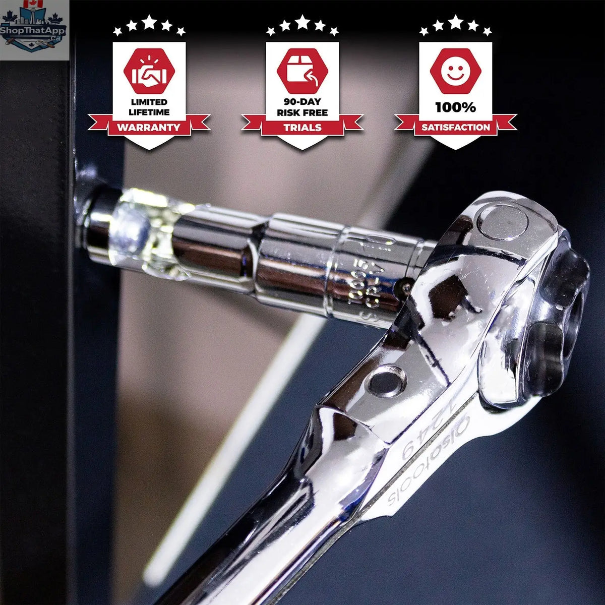 10 mm Socket Bottle Opener Keychain - Shopthatapp.ca