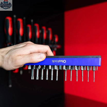 Magnetic Hex Bit Organizer for Effortless Tool Management and Easy Access - Shopthatapp.ca