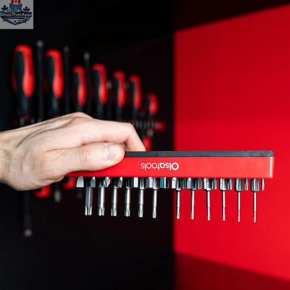 Magnetic Hex Bit Organizer for Effortless Tool Management and Easy Access - Shopthatapp.ca