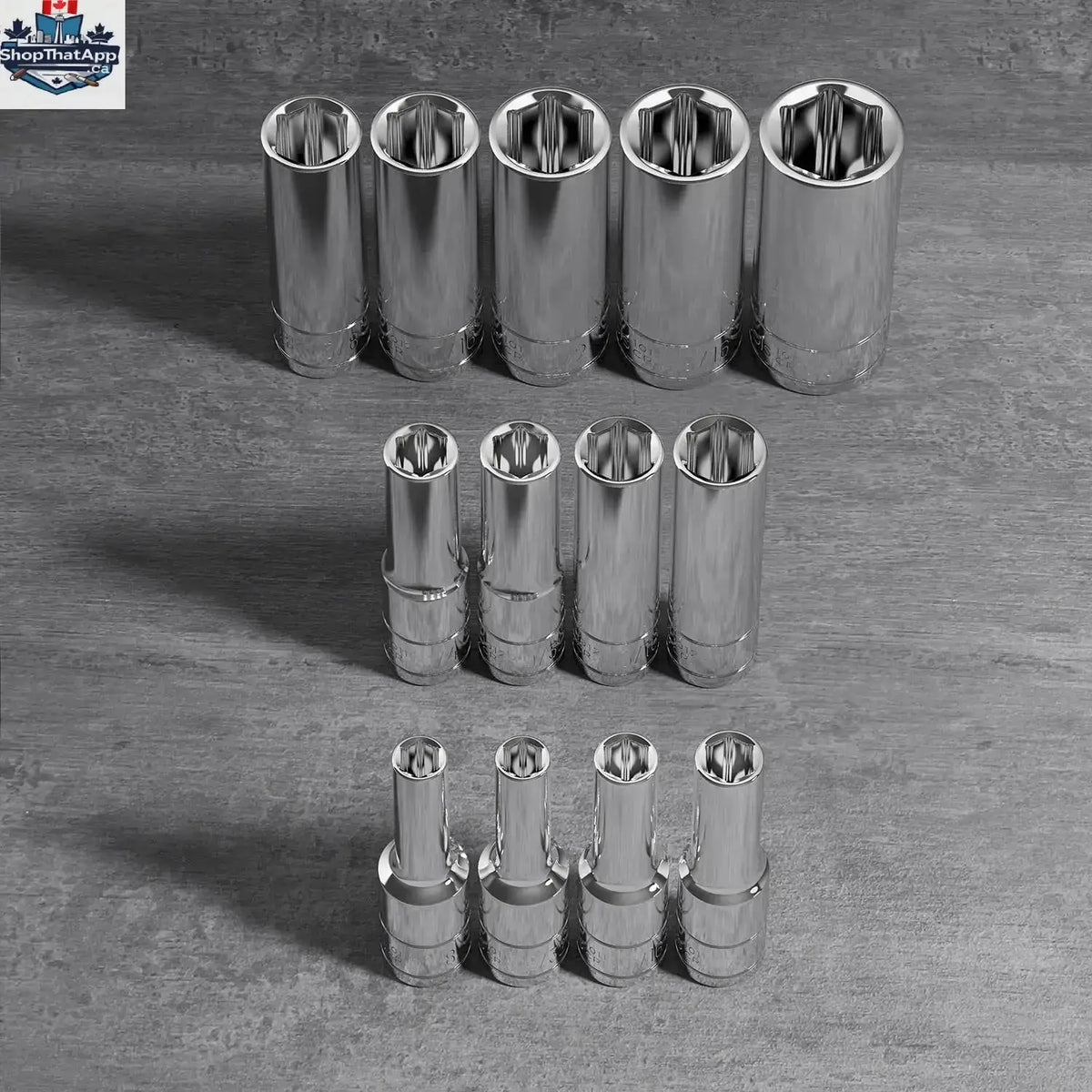 Chrome Socket Sets - Shopthatapp.ca