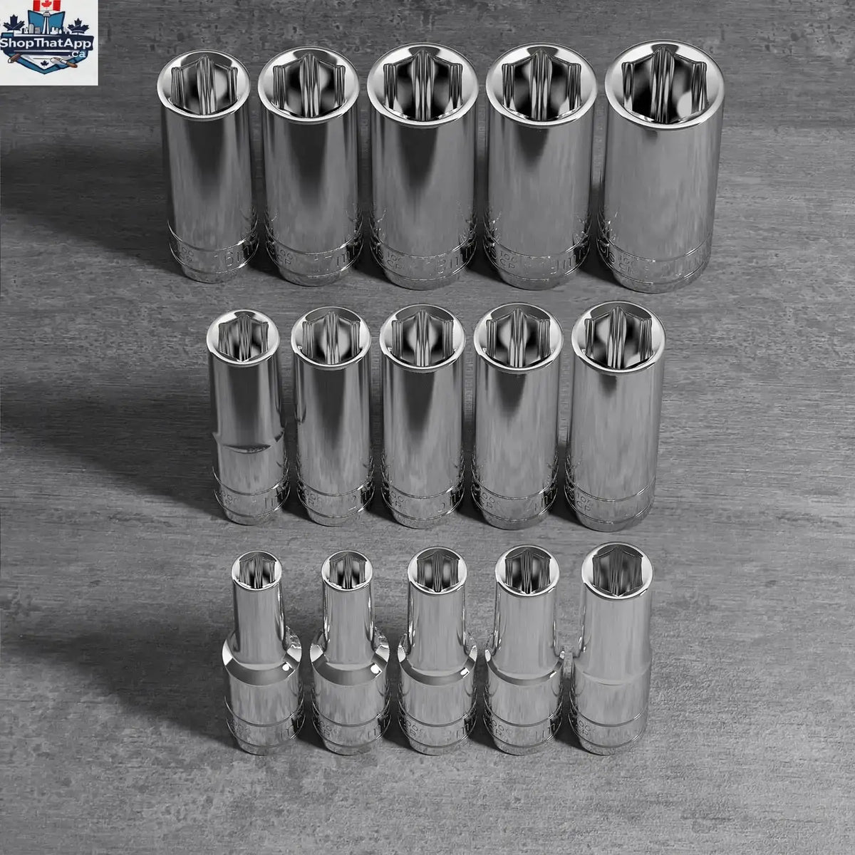 Chrome Socket Sets - Shopthatapp.ca