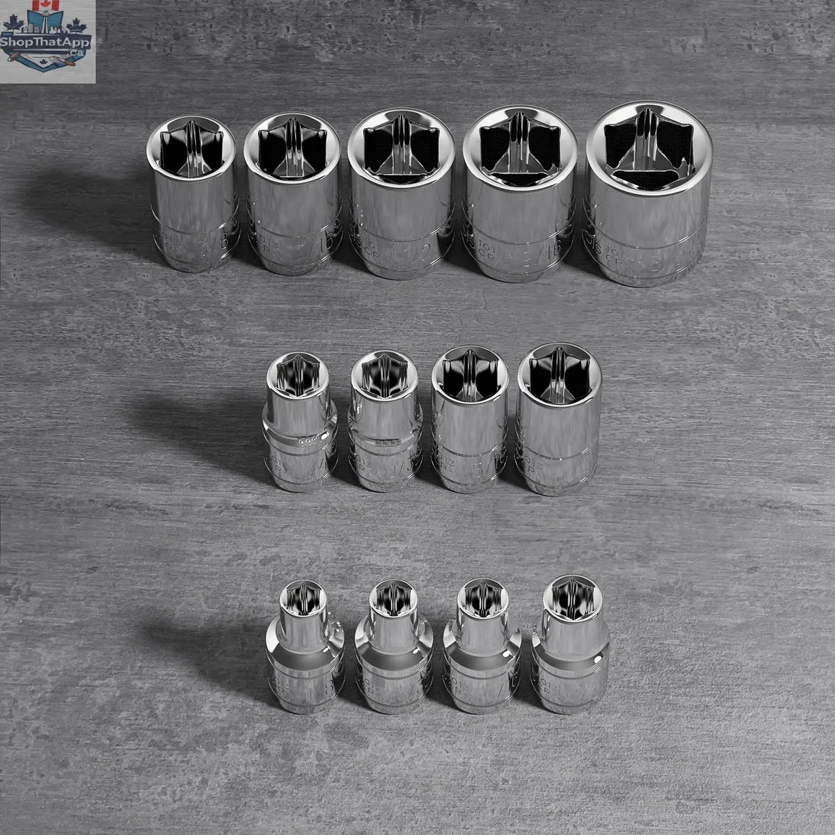 Chrome Socket Sets - Shopthatapp.ca