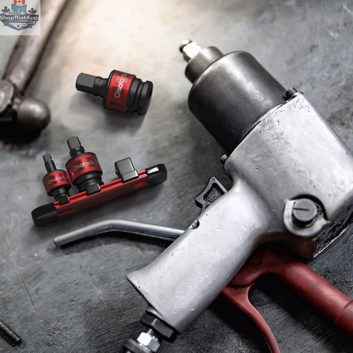 3pc Universal Joint Socket Adapter Set for 1/2", 3/8", and 1/4" Drive - Shopthatapp.ca