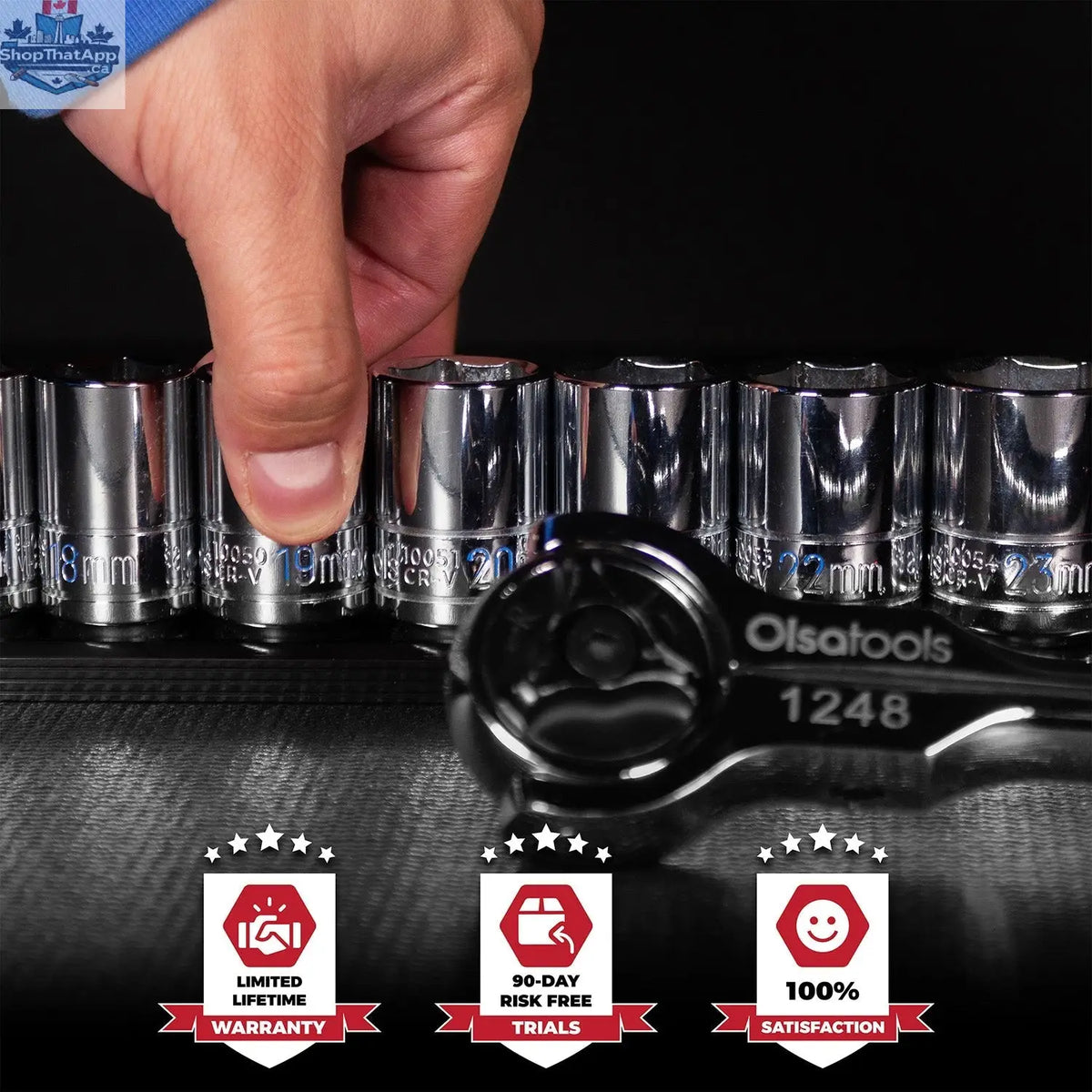 Magnetic Socket Rails for Secure Tool Organization in Aluminum - Shopthatapp.ca