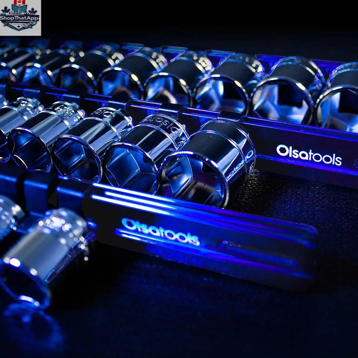 Aluminum Socket Organizer Rails with Locking End Caps - Shopthatapp.ca