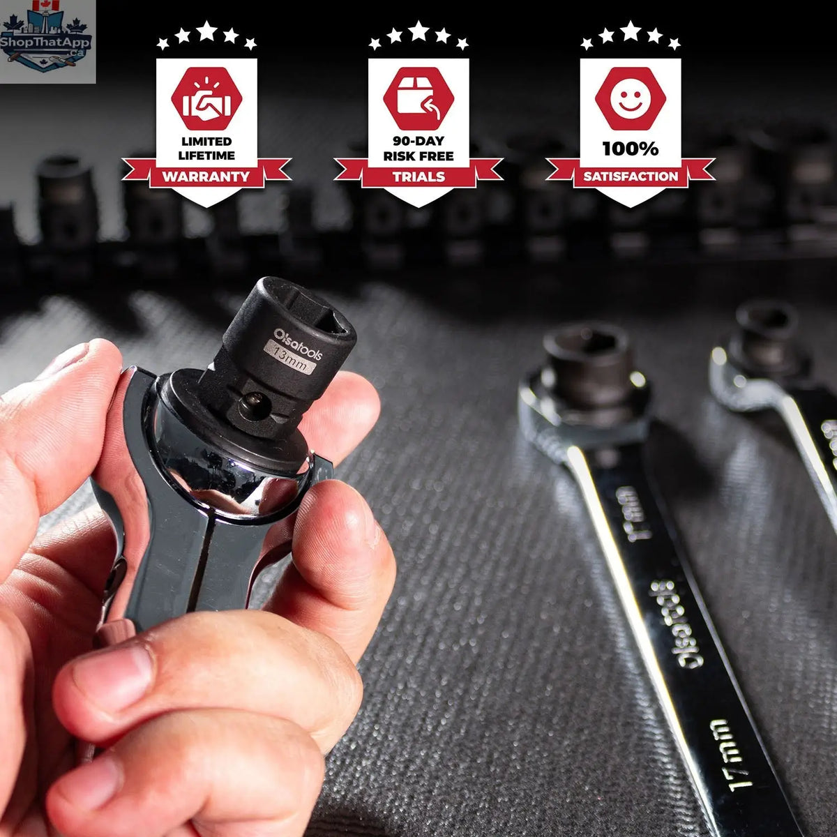 Stubby Impact Socket Sets with Magnetic Socket Inserts - Shopthatapp.ca