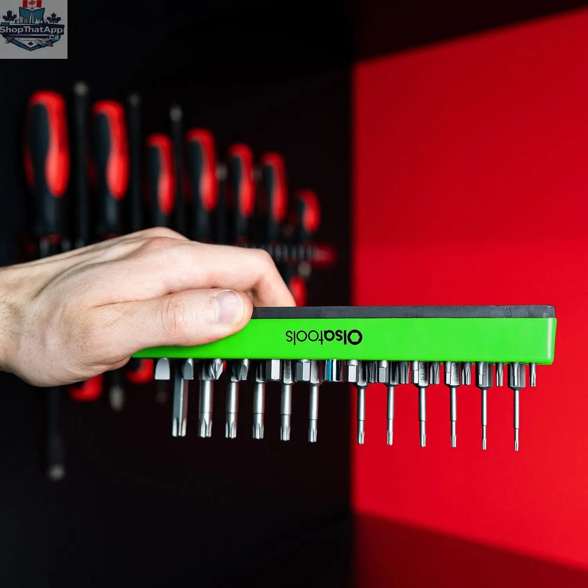 Magnetic Hex Bit Organizer for Effortless Tool Management and Easy Access - Shopthatapp.ca