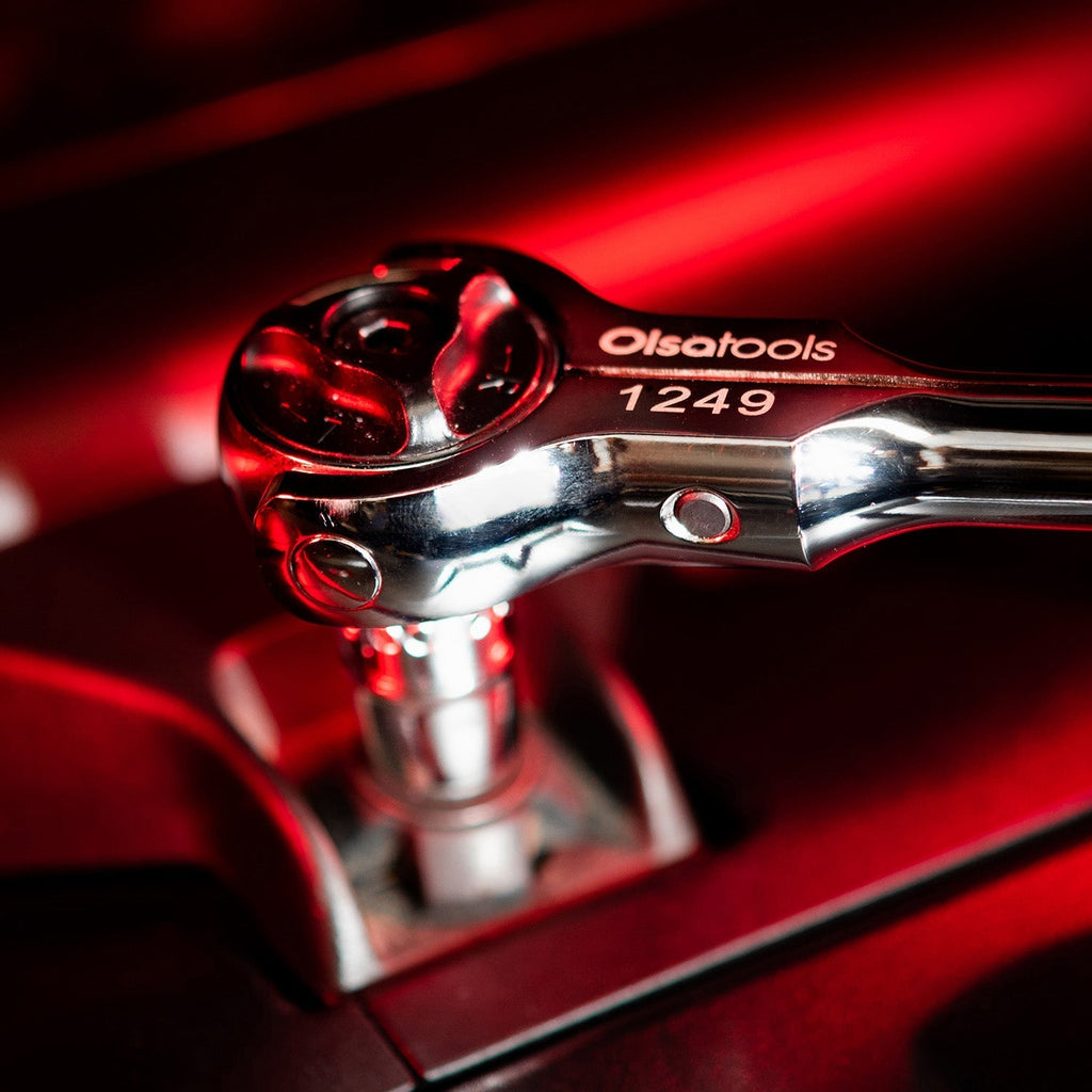 Swivel Head Ratchet - 90 Tooth Round Head