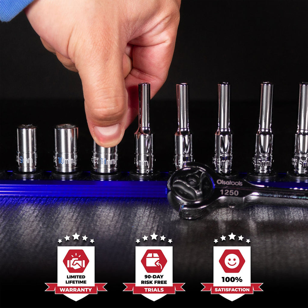 Magnetic Socket Rails for Secure Tool Organization in Aluminum