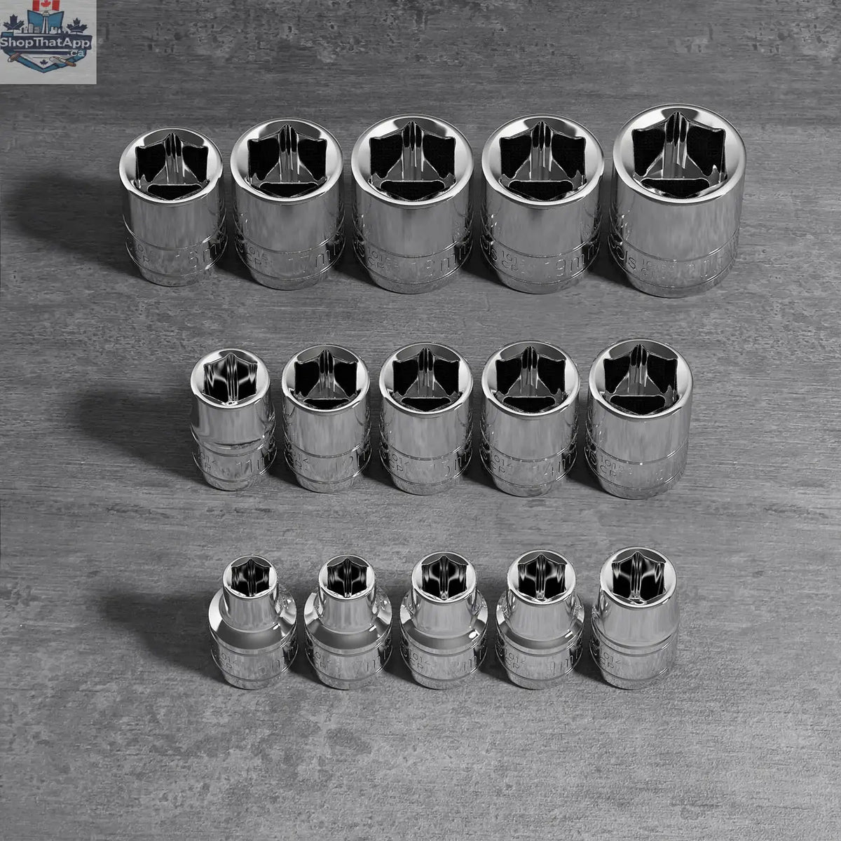 Chrome Socket Sets - Shopthatapp.ca