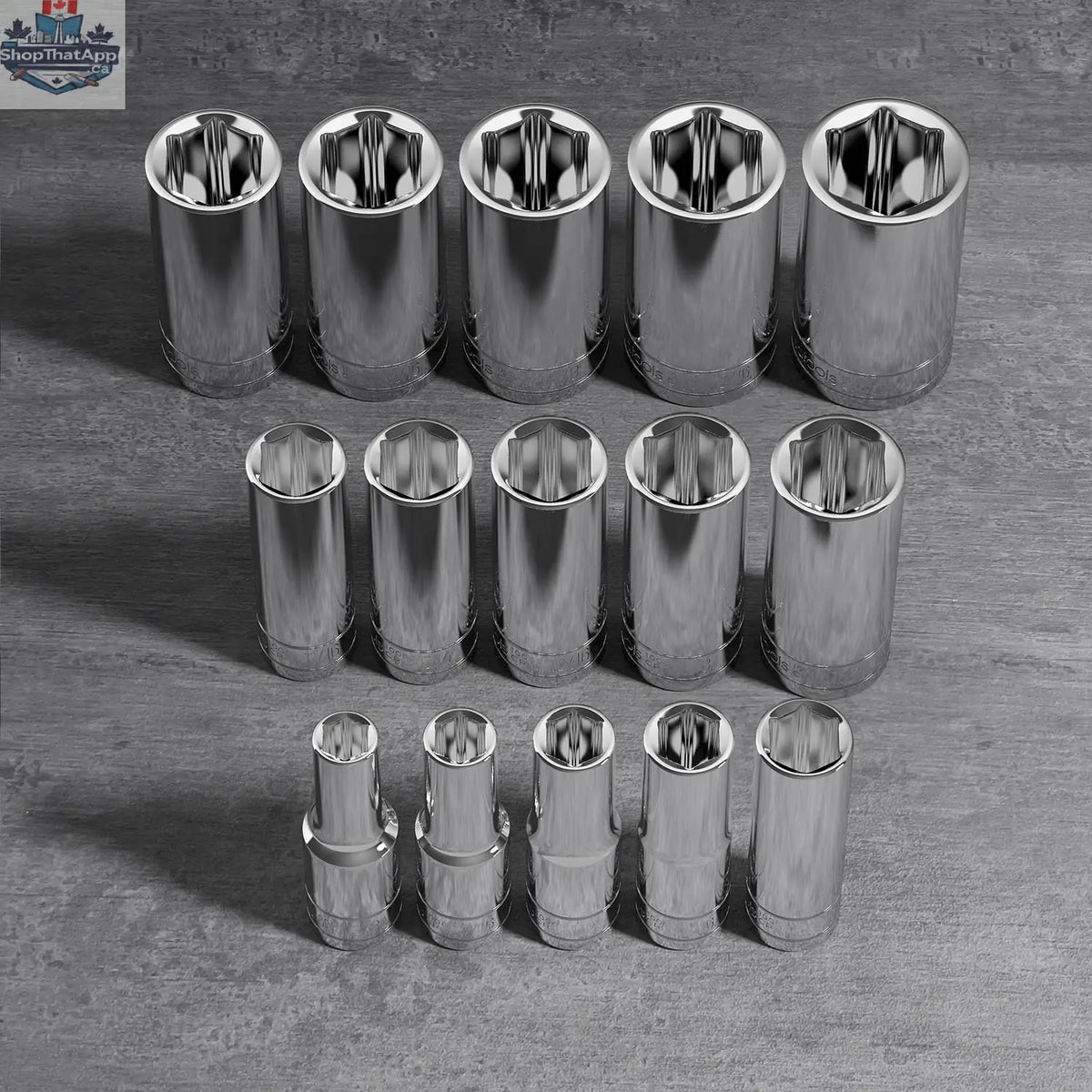 Chrome Socket Sets - Shopthatapp.ca