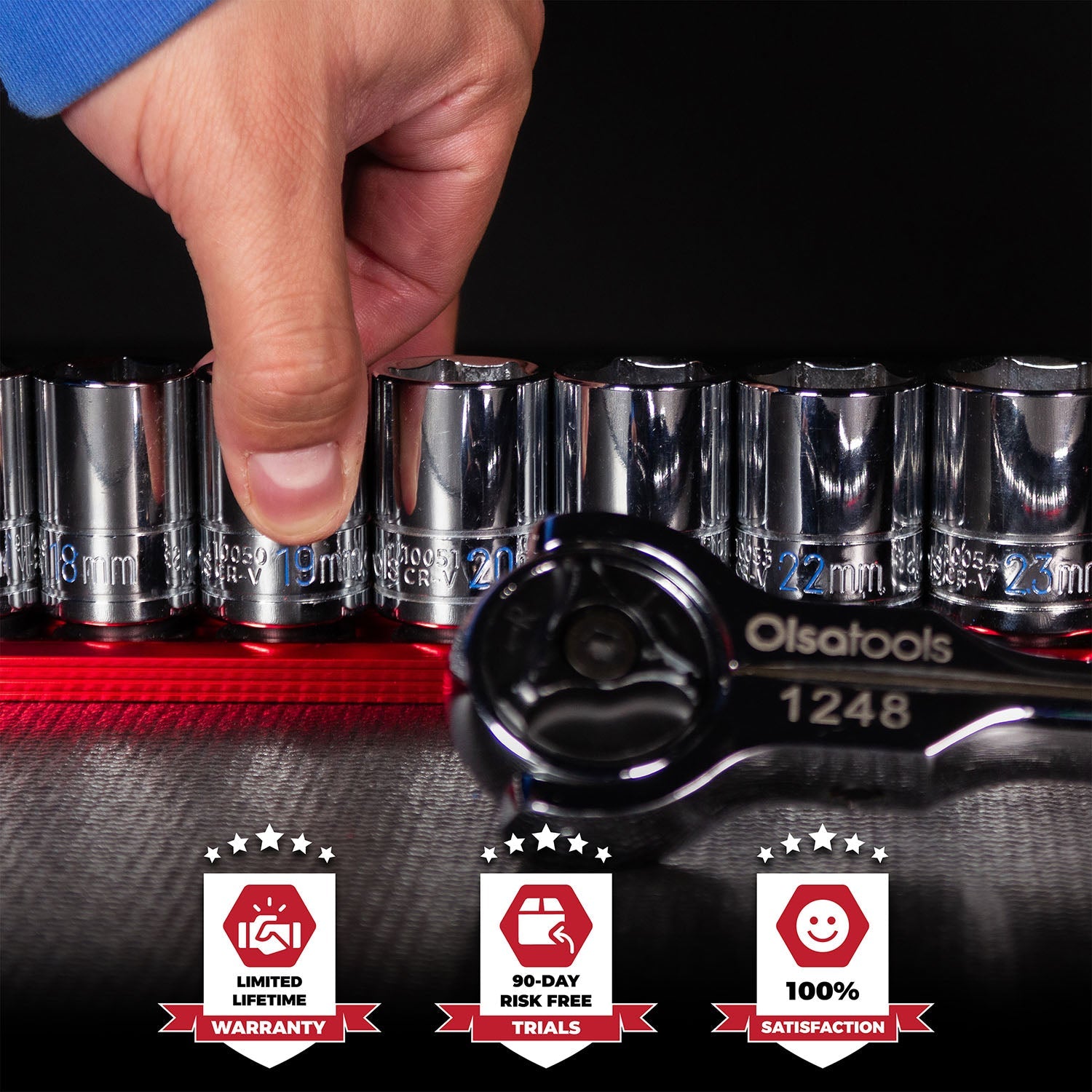 Magnetic Socket Rails for Secure Tool Organization in Aluminum
