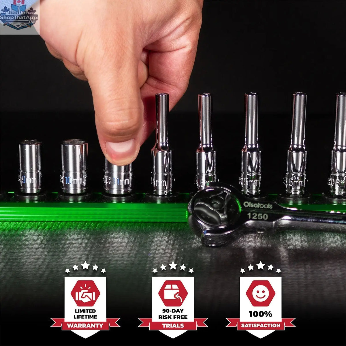 Magnetic Socket Rails for Secure Tool Organization in Aluminum - Shopthatapp.ca