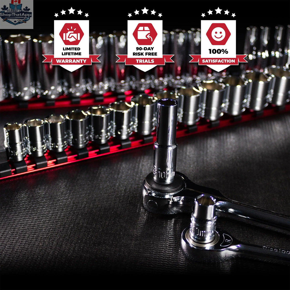 Chrome Socket Sets - Shopthatapp.ca
