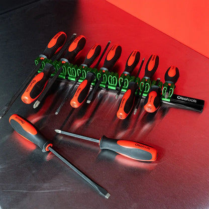 Magnetic Screwdriver Organizer - Efficient Magnetic Screwdriver Holder for Easy Tool Access - Shopthatapp.ca