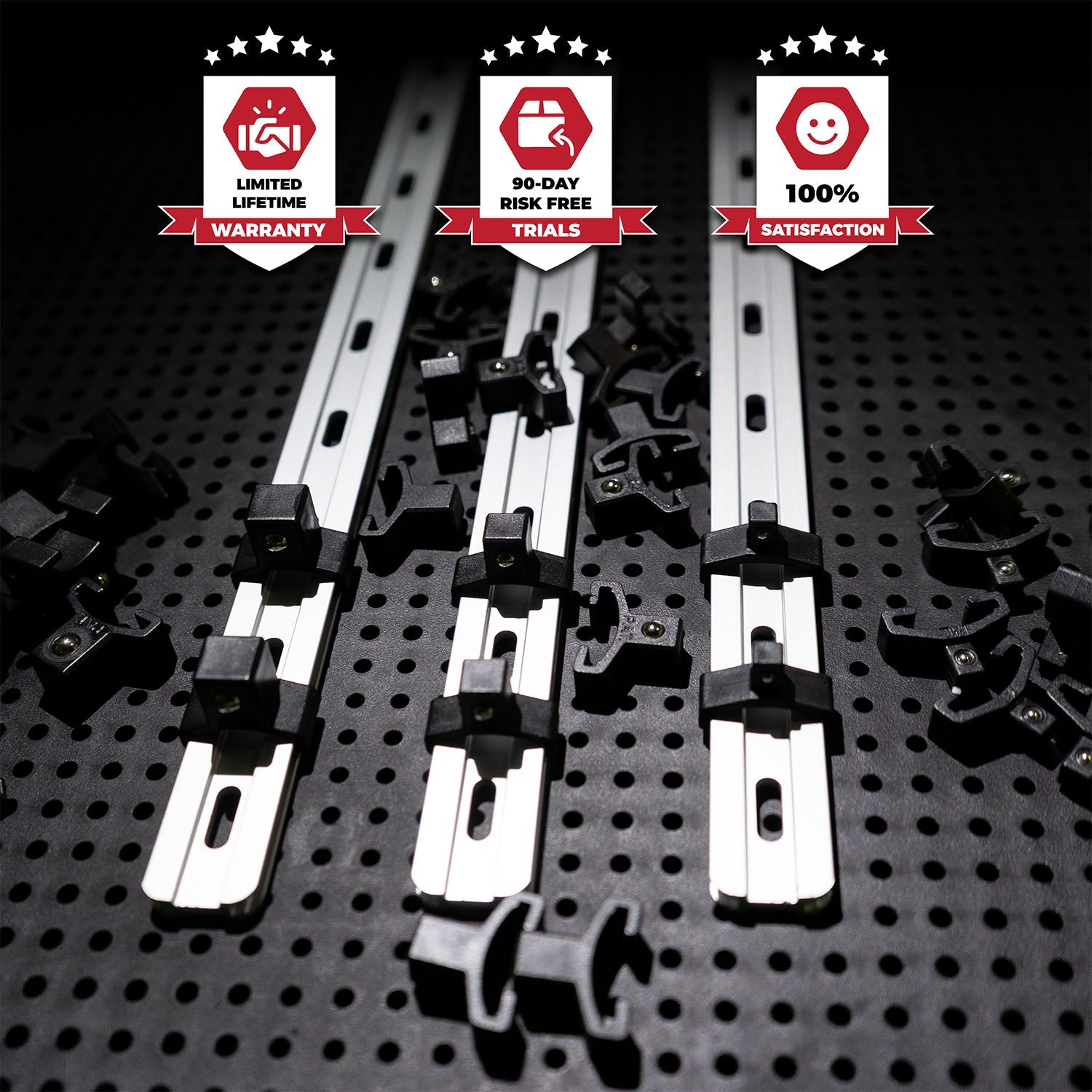 Toolgrid Aluminum Socket Rails for Organized Tool Storage