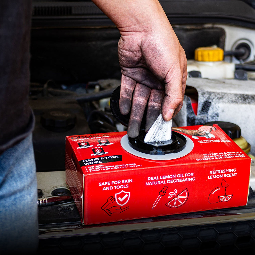 Hand and Tool Cleaning Wipes for Easy and Effective Clean-up