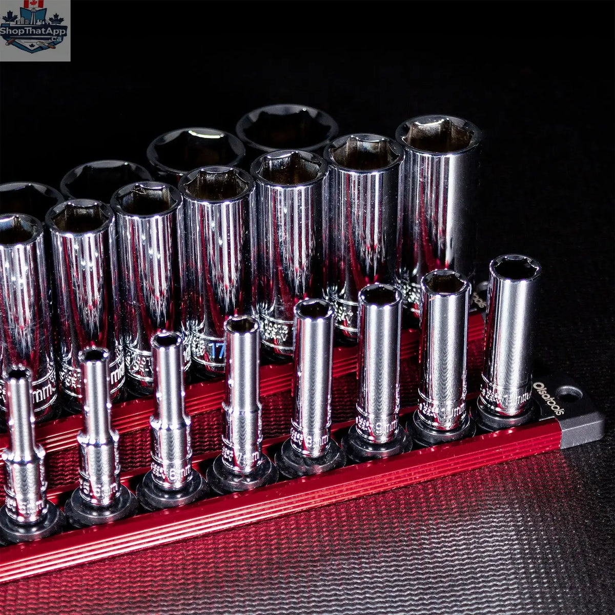 Magnetic Socket Rails for Secure Tool Organization in Aluminum - Shopthatapp.ca