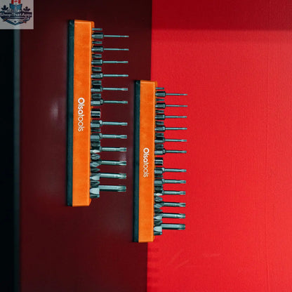 Magnetic Hex Bit Organizer for Effortless Tool Management and Easy Access - Shopthatapp.ca