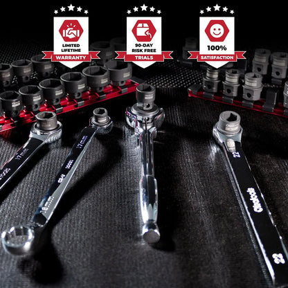Stubby Impact Socket Sets with Magnetic Socket Inserts - Shopthatapp.ca