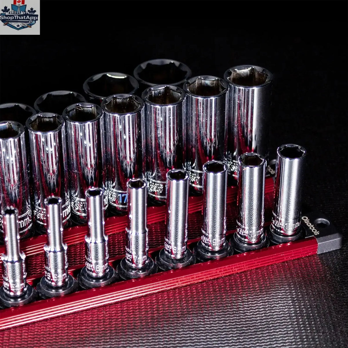 Magnetic Socket Rails for Secure Tool Organization in Aluminum - Shopthatapp.ca
