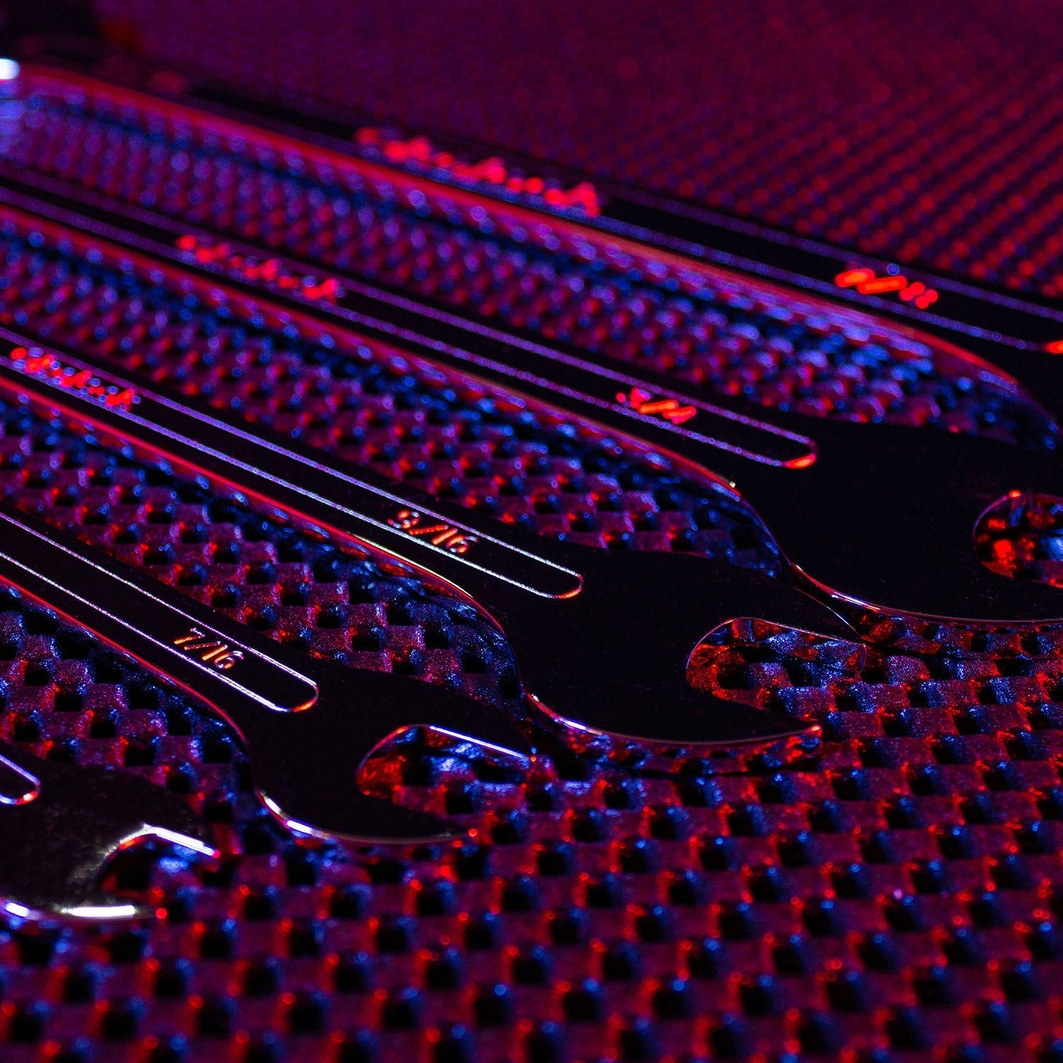 Non-Slip Tool Chest Liner with Perforated Surface for Enhanced Grip