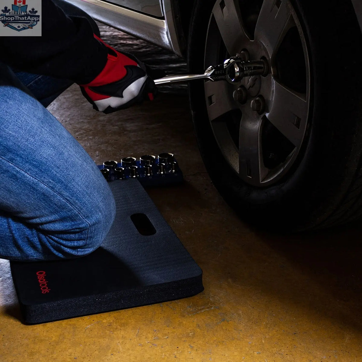 Kneeling Work Mat, Mechanics Kneeling Pad Density 18" x 11" x 1" - Shopthatapp.ca
