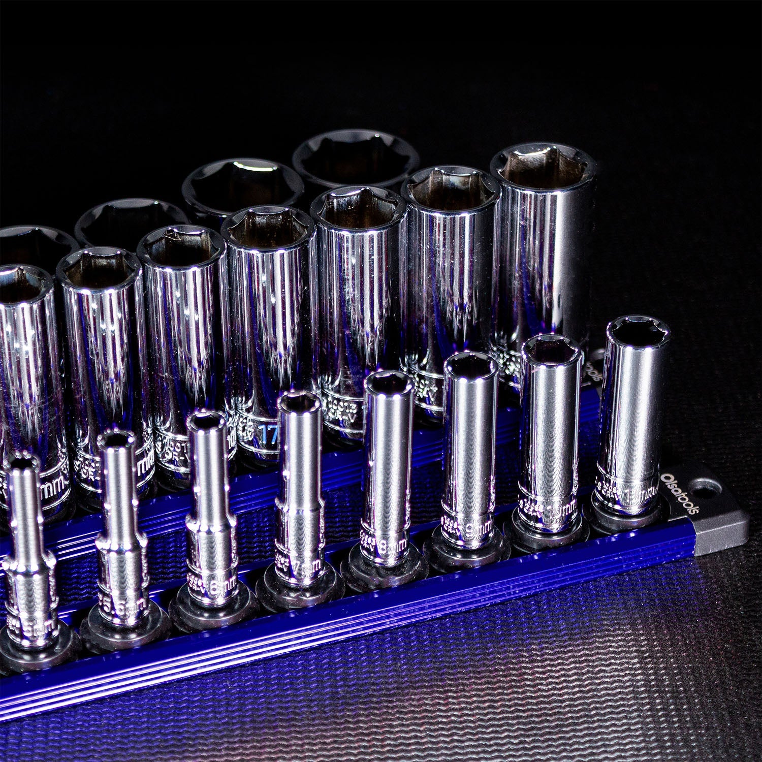 Magnetic Socket Rails for Secure Tool Organization in Aluminum